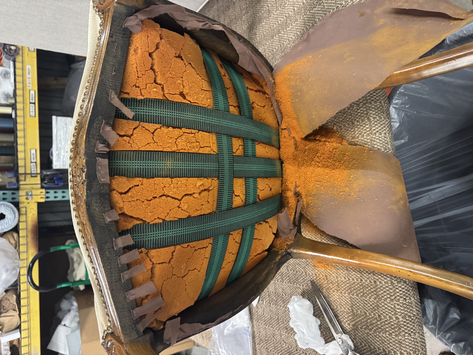 Antique heirloom chair restored