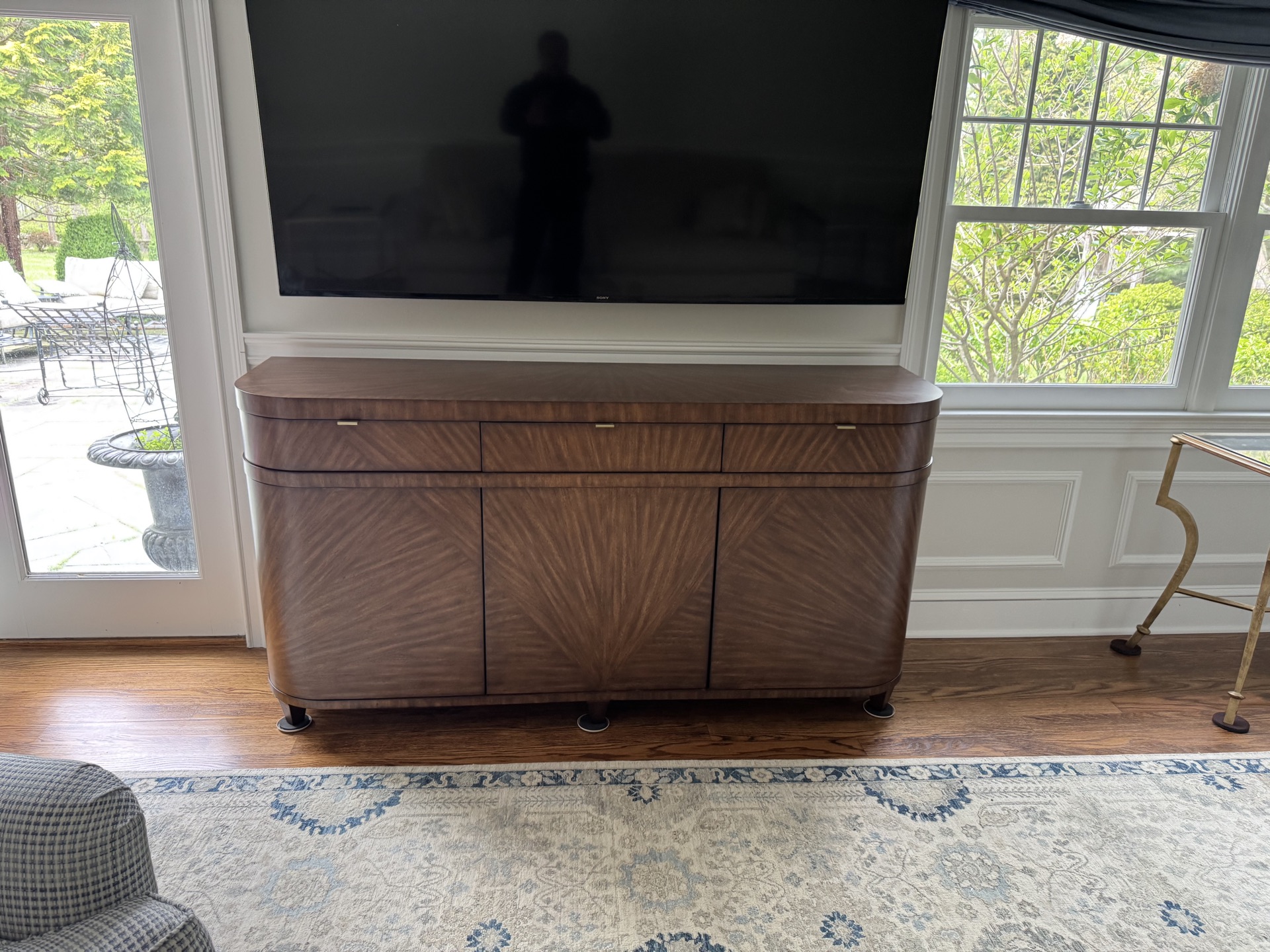Entertainment unit repair — Westchester County furniture repair